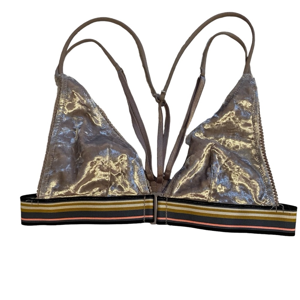 Victoria's Secret Metallic Silver Bra bralette